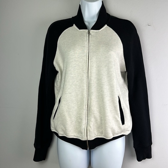 Aritzia Wilfred Free Modal & Cotton Zip Up Sweatshirt Lightweight Jacket Size SM - Picture 1 of 16